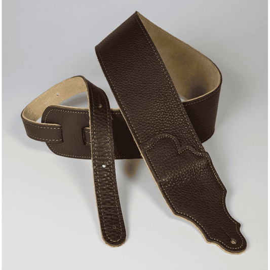 Franklin Original 2.5" Chocolate Glove Leather with Gold Stitching Franklin Straps