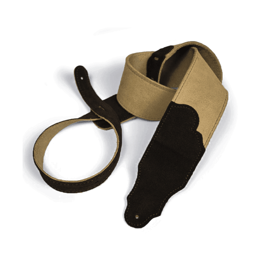 Franklin Original 2.5" Honey Suede with Chocolate Stitching Franklin Straps