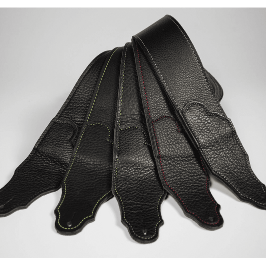 Franklin Original 3" Black Glove Leather with Black Stitching Franklin Straps