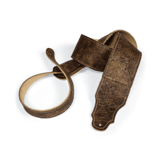 Franklin Roadhouse 2.5" Distressed Glove Leather with Natural Stitching Franklin Straps