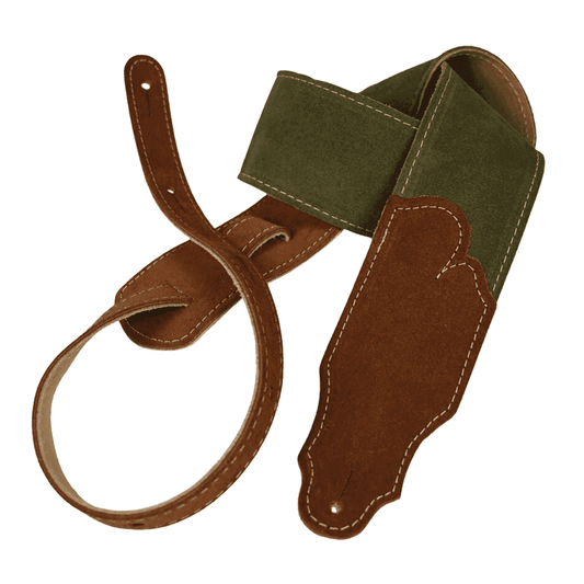 Franklin Sedona Suede 2.5" Olive Suede with Rust End Franklin Straps