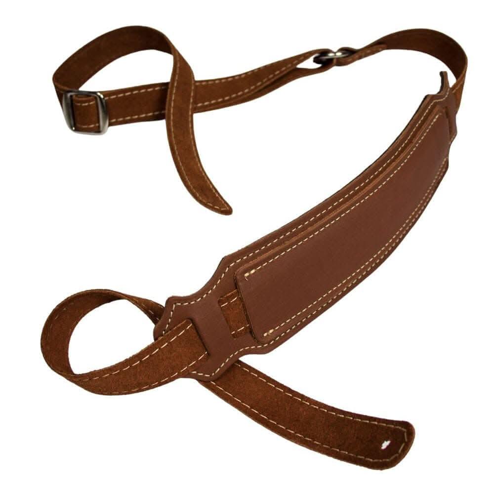 Franklin Vintage Cognac Glove leather w/suede backing and 2.5″ shoulder pad Franklin Straps