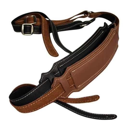 Franklin Vintage Cognac Glove leather w/suede backing and 2.5″ shoulder pad Franklin Straps