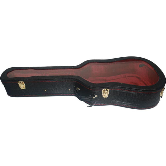 Acoustic Guitar Case in Black with Transparent Acrylic Top Fzone Hard Cases