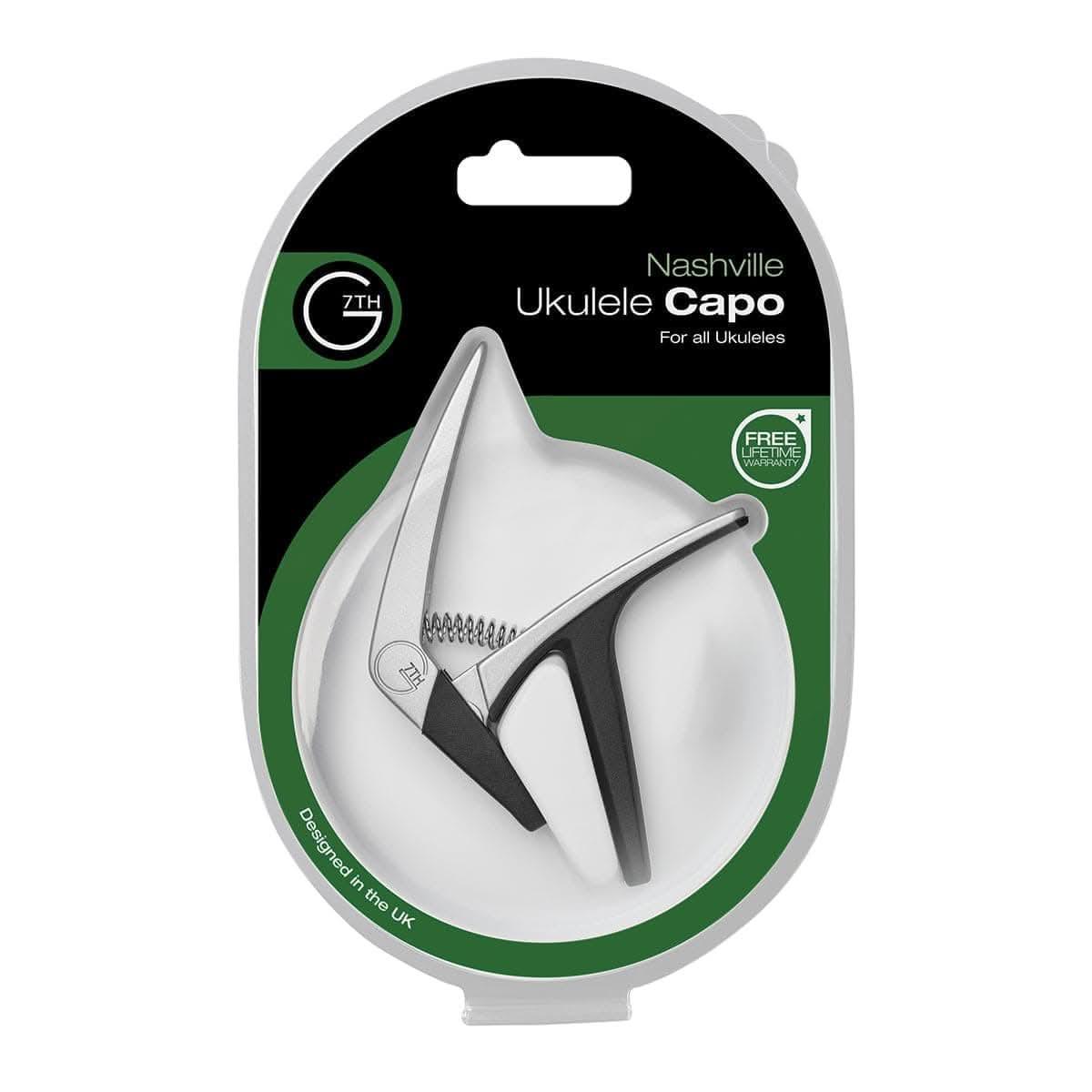 G7 Nashville Ukulele Silver Capo G7th Capos