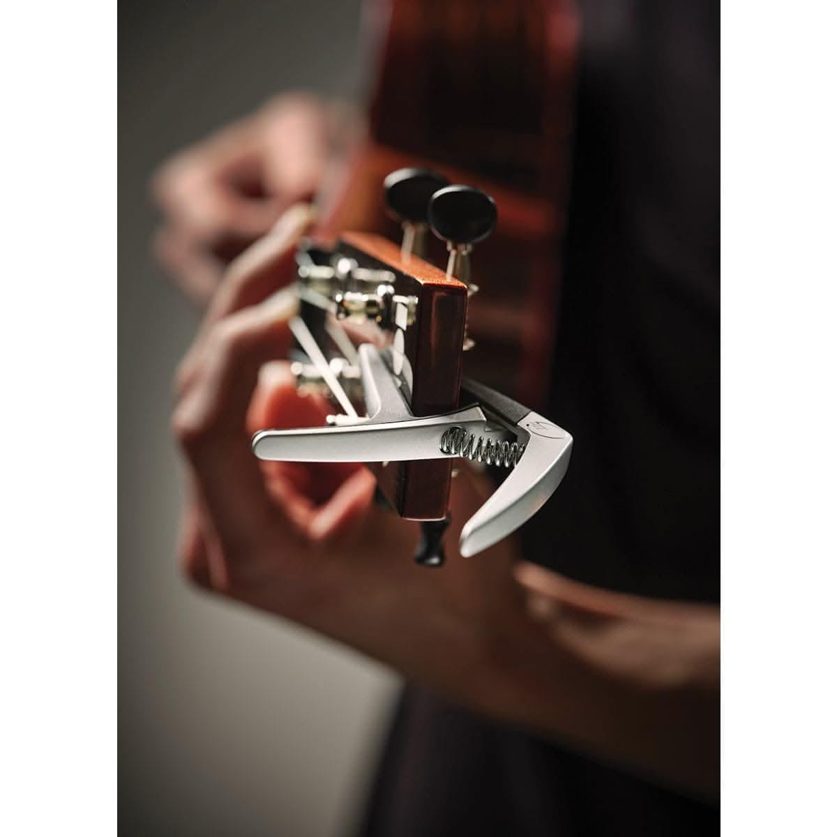 G7 Nashville Ukulele Silver Capo G7th Capos