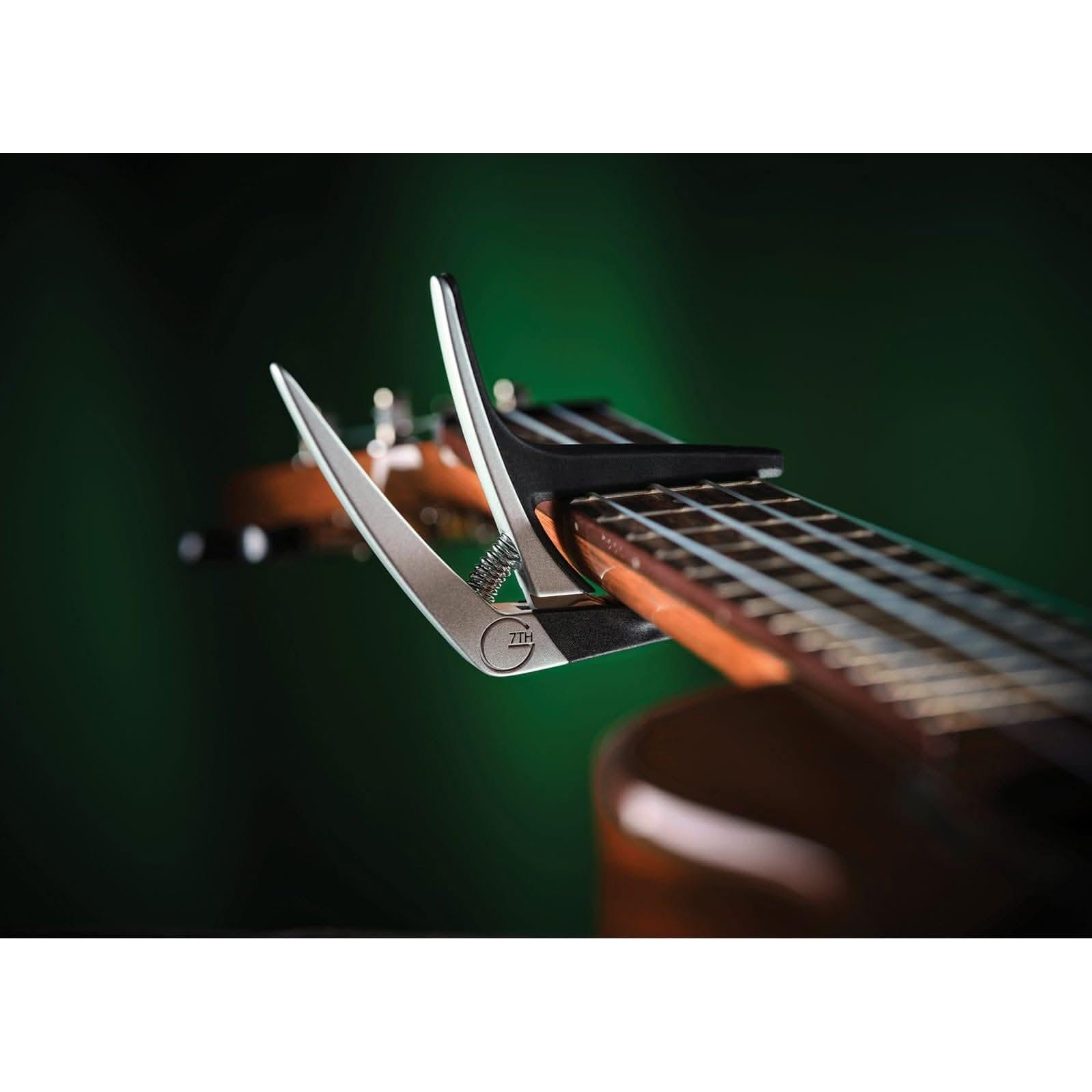 G7 Nashville Ukulele Silver Capo G7th Capos
