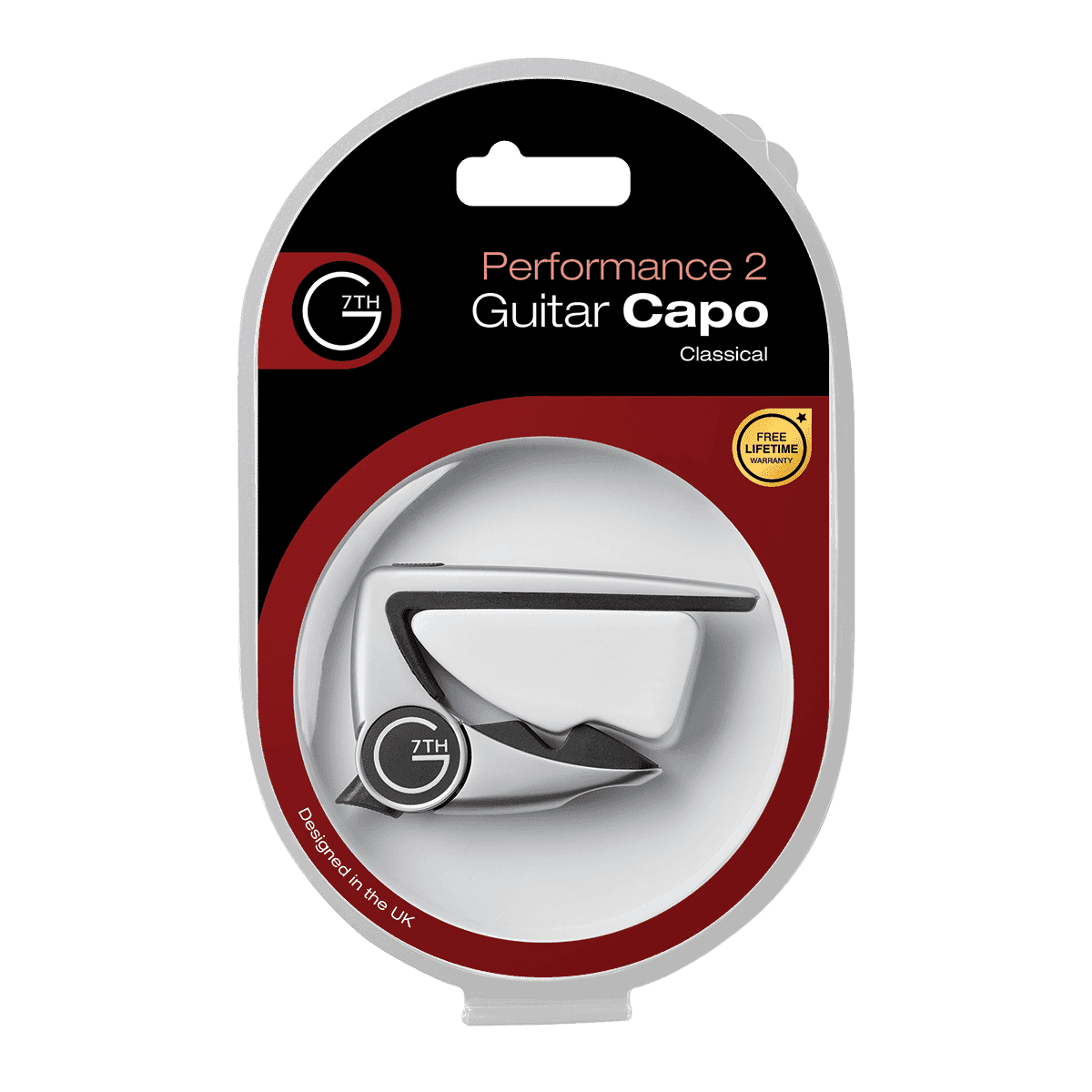 G7 Performance 2 Classic Capo Silver G7th Capos