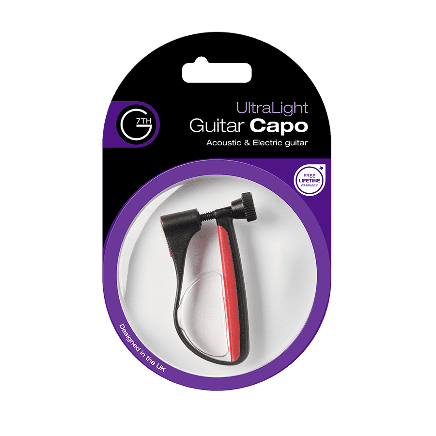G7 Ultralight Red Guitar Capo G7th Capos