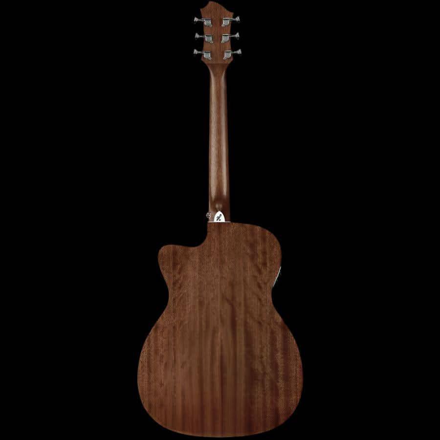 Hagstrom Mora II Series Concert AC/EL Guitar with Cutaway in Natural Hagstrom Guitars Acoustic Guitars