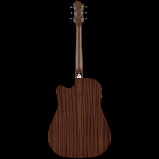 Hagstrom Siljan II Series Dreadnought AC/EL Guitar with Cutaway in Tobacco Sunburst Hagstrom Guitars Acoustic Guitars