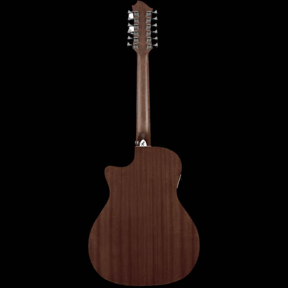 Hagstrom Siljan II Series Grand Auditorium 12-String AC/EL Guitar with Cutaway in Natural Hagstrom Guitars Acoustic Guitars