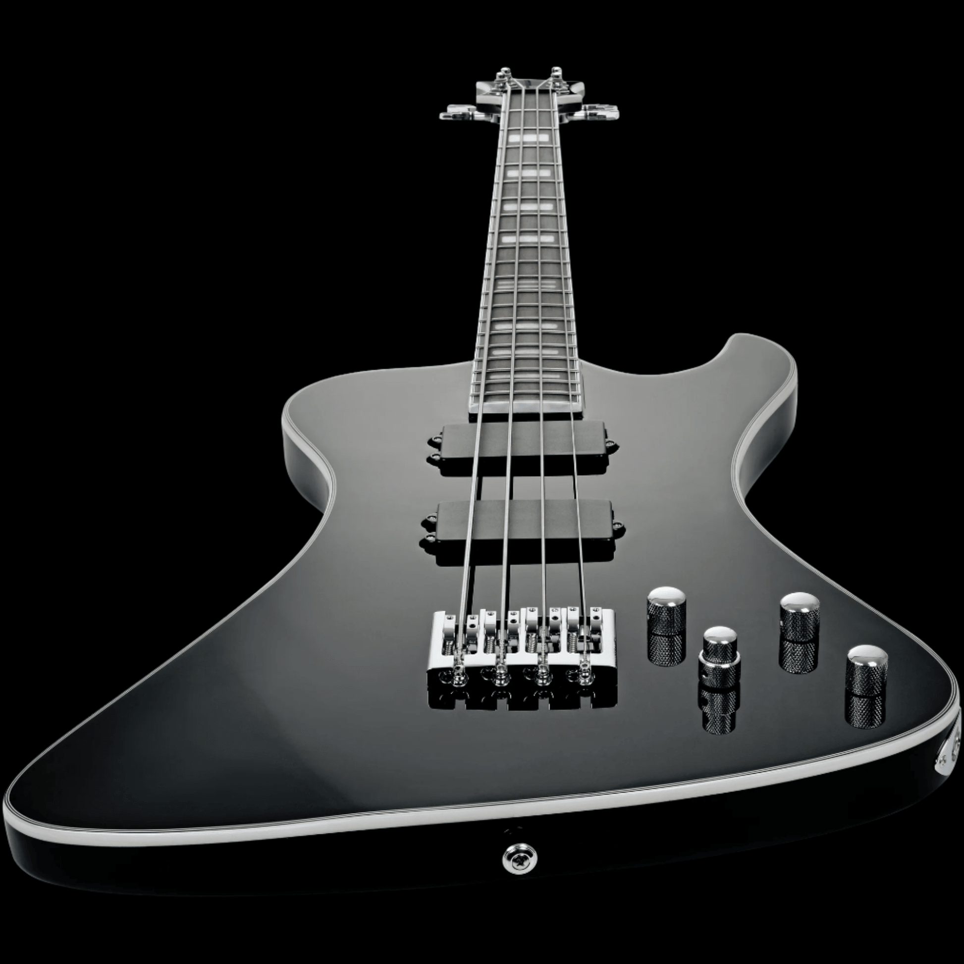 Hagstrom Nekromant 4 Bass Black Gloss Hagstrom Guitars Bass Guitars