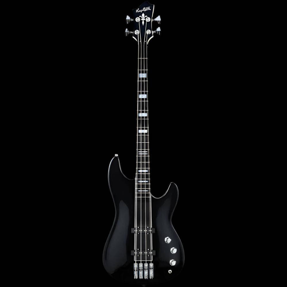 Hagstrom Super Swede Bass Guitar in Black Gloss Hagstrom Guitars Bass Guitars