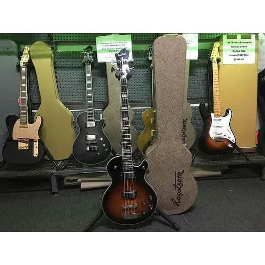 Hagstrom Swede Bass Guitar in Tobacco Sunburst Gloss Hagstrom Guitars Bass Guitars