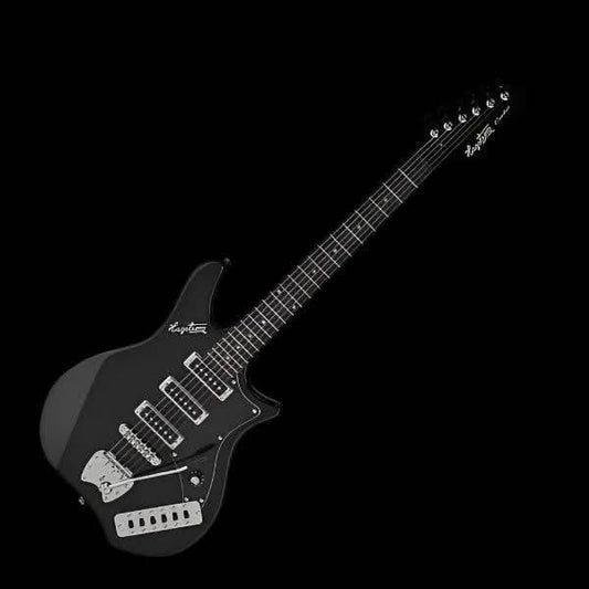 Hagstrom Condor Retroscape Guitar in Black Gloss Hagstrom Guitars Electric Guitars