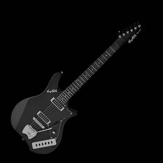 Hagstrom Impala Retroscape Guitar in Black Gloss Hagstrom Guitars Electric Guitars