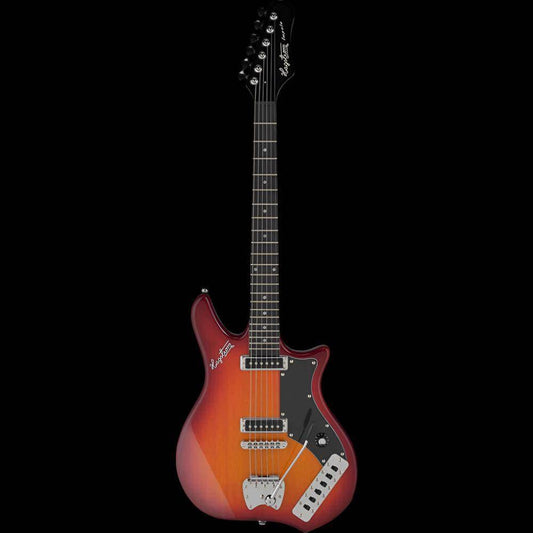 Hagstrom Impala Retroscape Guitar in Cherry Sunburst Gloss Hagstrom Guitars Electric Guitars