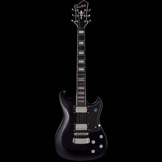 Hagstrom Pat Smear Signature Electric Guitar - Black Gloss Finish Hagstrom Guitars Electric Guitars