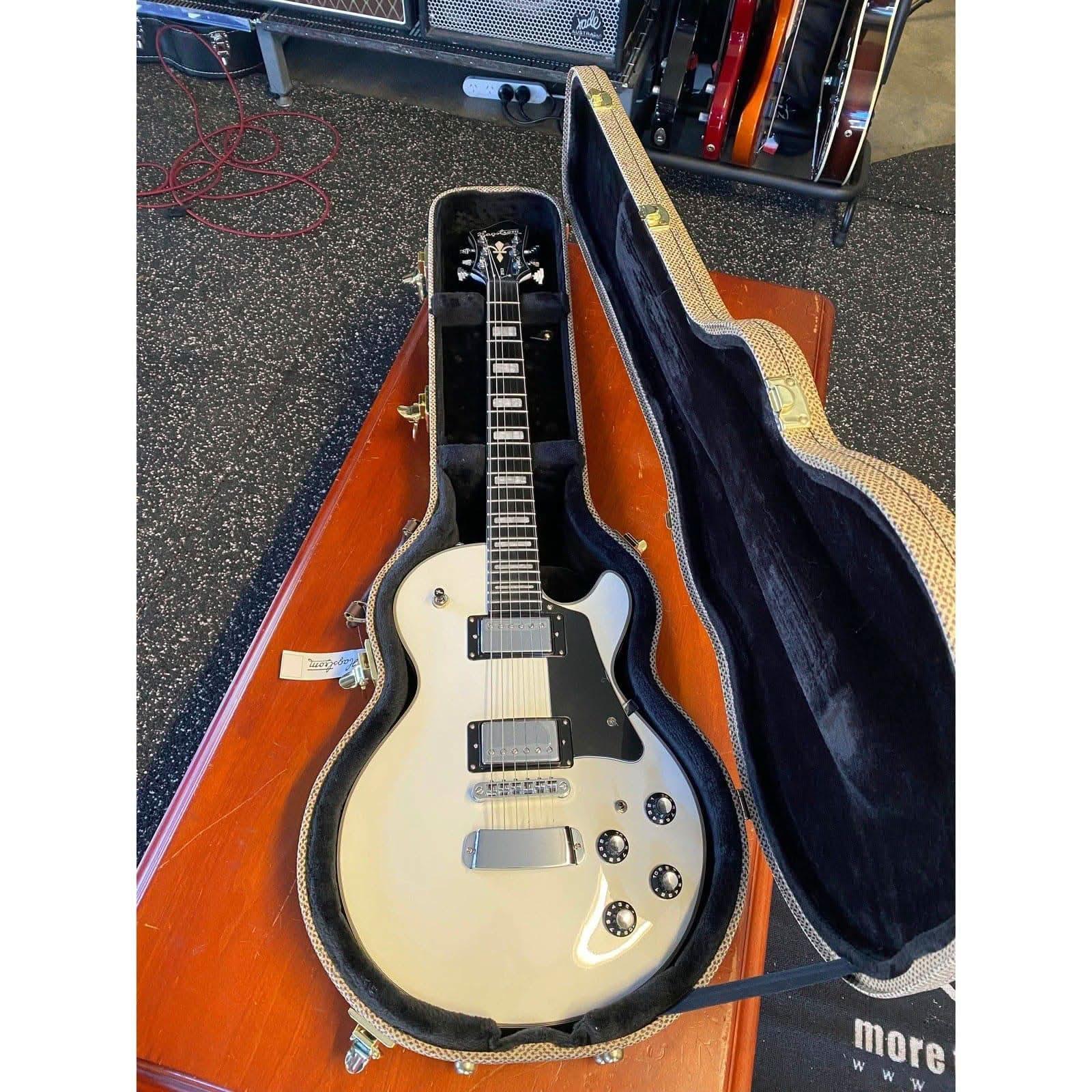 Hagstrom Super Swede Guitar in White Gloss Hagstrom Guitars Electric Guitars