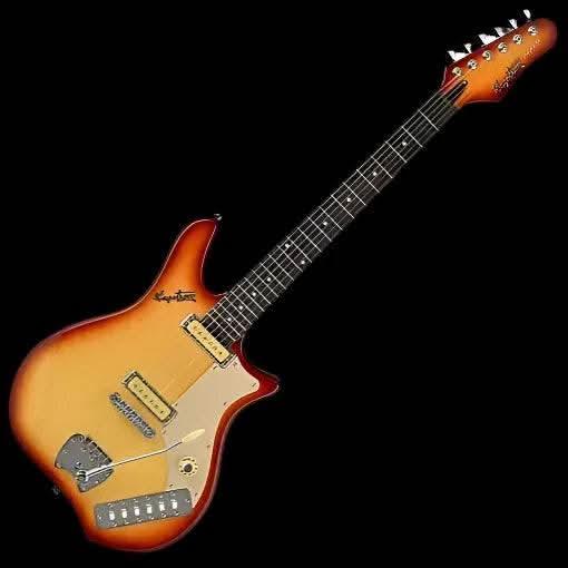 Hagstrom "Taylor York" Impala Retroscape Guitar in Copperburst Hagstrom Guitars Electric Guitars