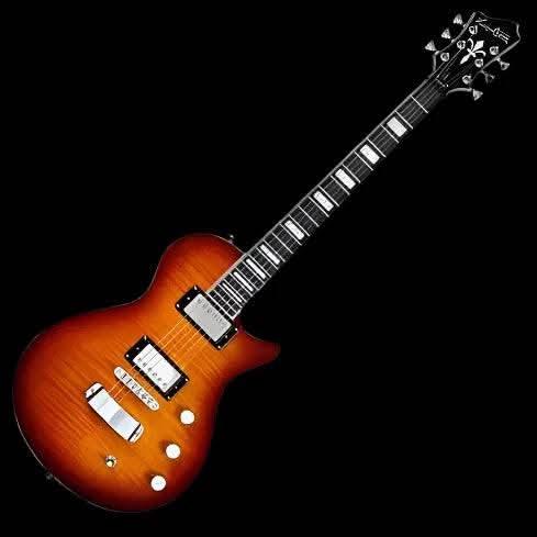 Hagstrom Ultra Max Guitar in Golden Eagle Burst Hagstrom Guitars Electric Guitars