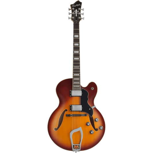 Hagstrom HJ800 Hollow Body Guitar in Vintage Sunburst Hagstrom Guitars Hollow Body Guitars