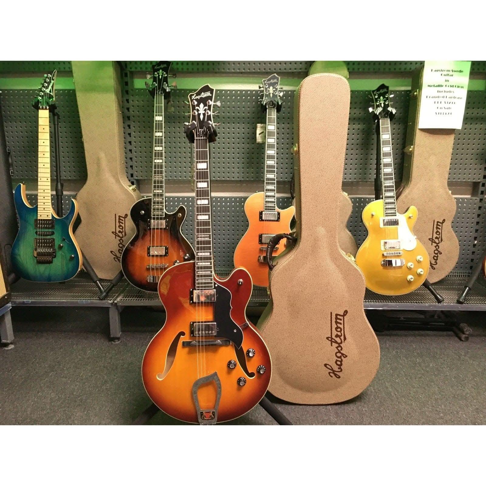 Hagstrom HJ800 Hollow Body Guitar in Vintage Sunburst Hagstrom Guitars Hollow Body Guitars