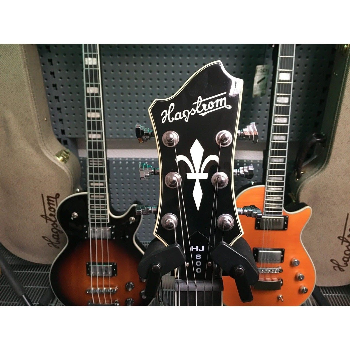 Hagstrom HJ800 Hollow Body Guitar in Vintage Sunburst Hagstrom Guitars Hollow Body Guitars