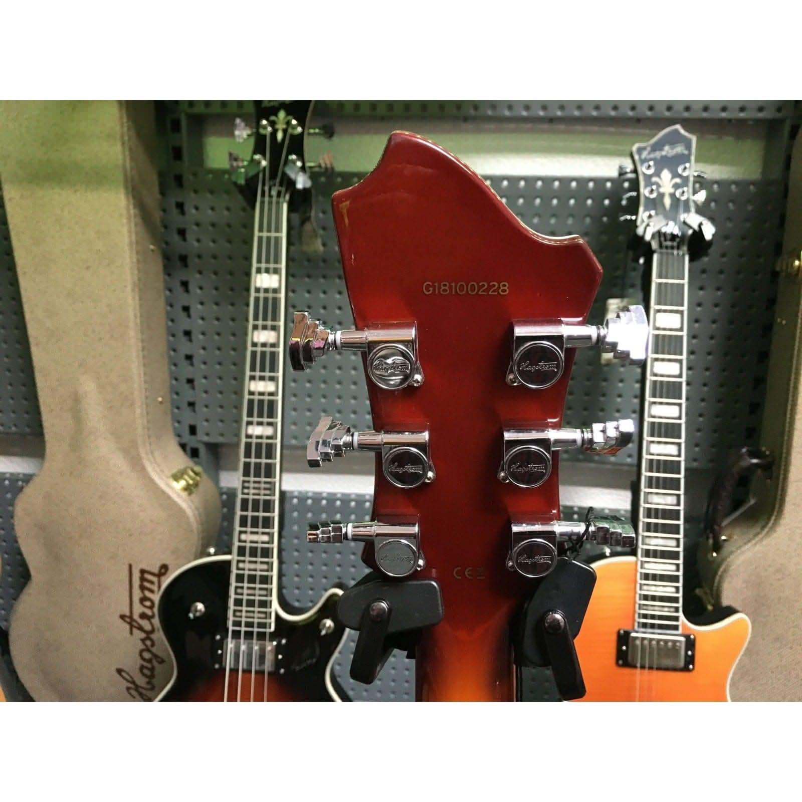 Hagstrom HJ800 Hollow Body Guitar in Vintage Sunburst Hagstrom Guitars Hollow Body Guitars