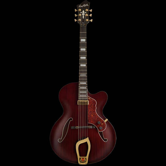 Hagstrom HL550 Hollow Body Guitar in Natural Mahogany Gloss Hagstrom Guitars Hollow Body Guitars