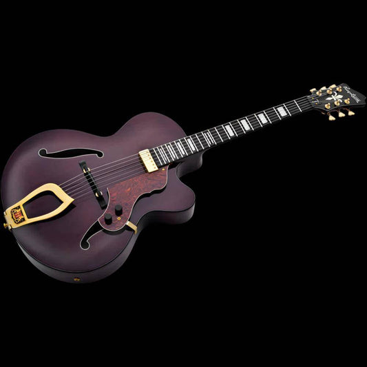 Hagstrom HL550 Hollow Body Guitar in Natural Mahogany Gloss Hagstrom Guitars Hollow Body Guitars