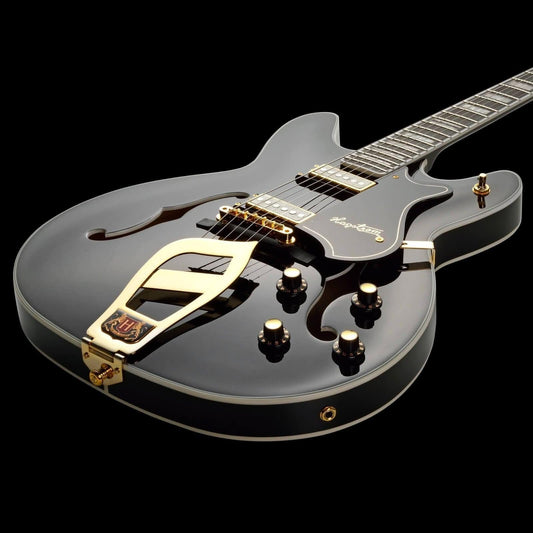Hagstrom 67’ Viking II Semi-Hollow Guitar in Black Gloss Hagstrom Guitars Semi-Hollow Guitars