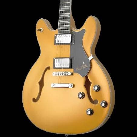 Hagstrom "Justin York" Viking Semi-Hollow Guitar Gold Top Hagstrom Guitars Semi-Hollow Guitars