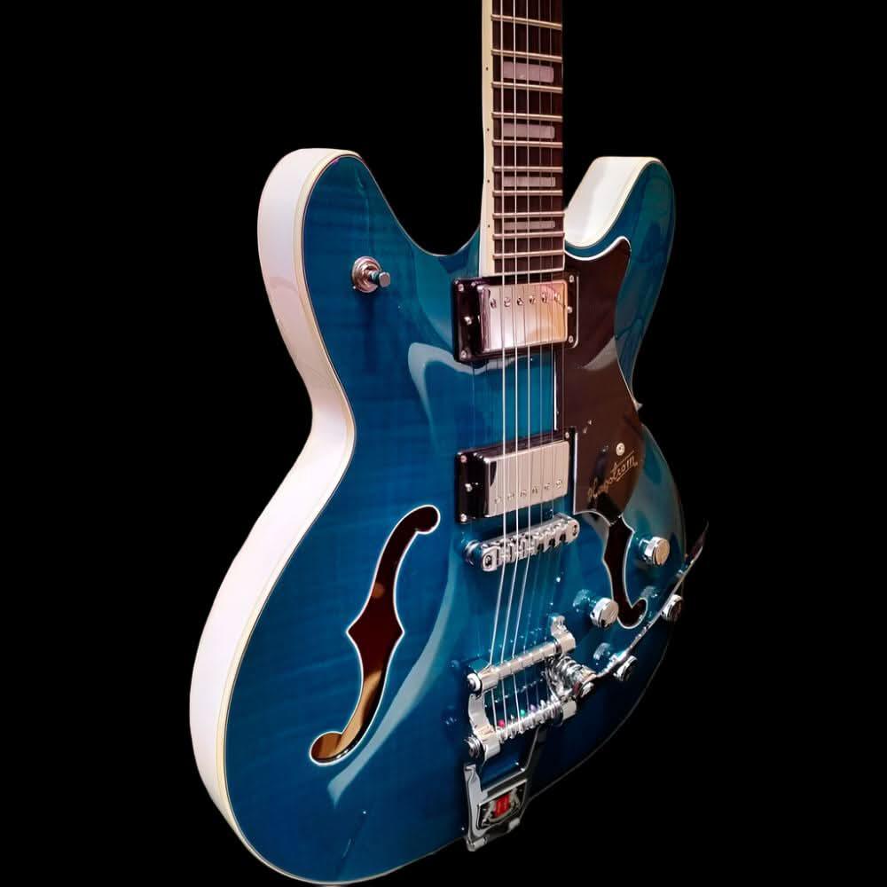 Hagstrom Tremar Viking Deluxe Semi-Hollow Guitar with Branded Hardcase Hagstrom Guitars Semi-Hollow Guitars