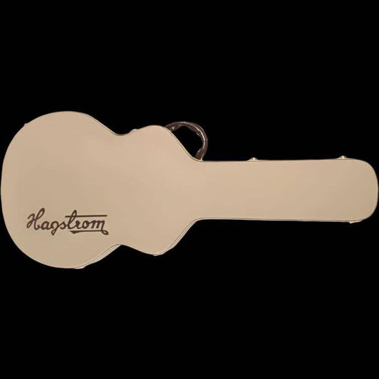 Hagstrom Viking Semi-Hollow Guitar in Wild Cherry Transparent Gloss Hagstrom Guitars Semi-Hollow Guitars