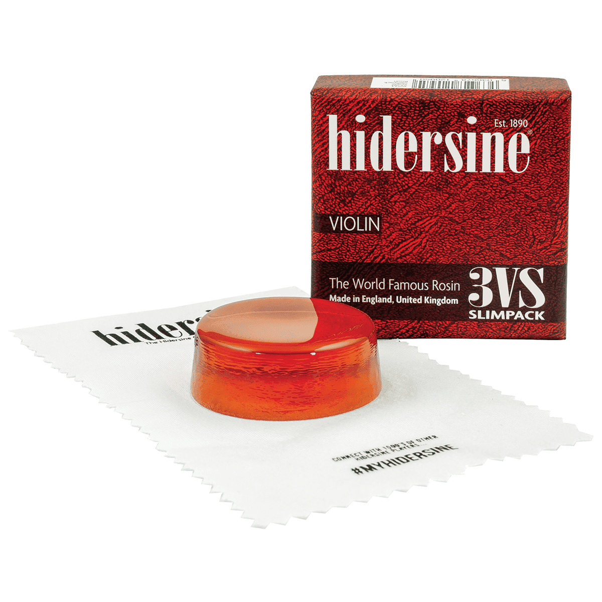 Hidersine Clear Violin Rosin Slim Hidersine Violin Accessories