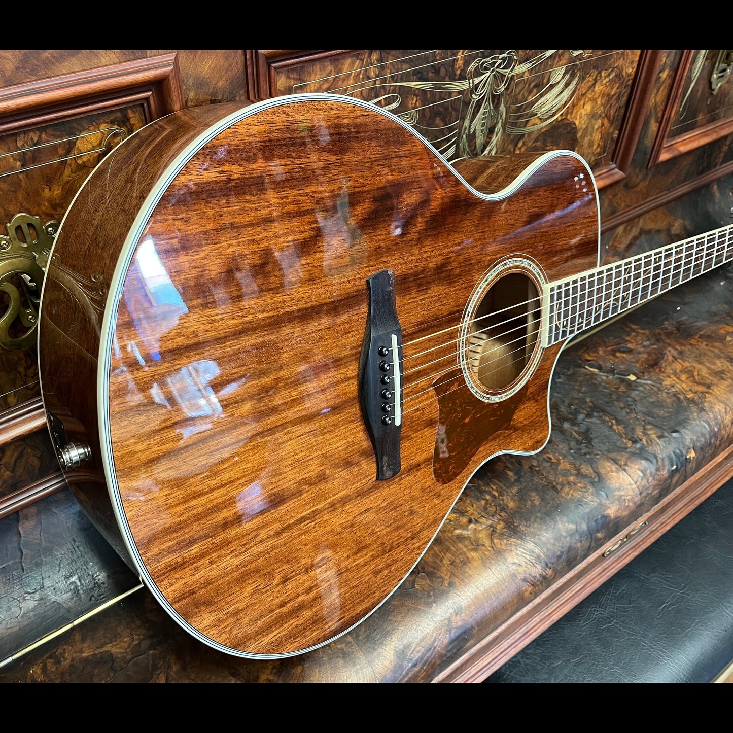 Ibanez AE245-NT Acoustic-Electric Guitar with Solid Okoume Top USED Ibanez Acoustic Guitars
