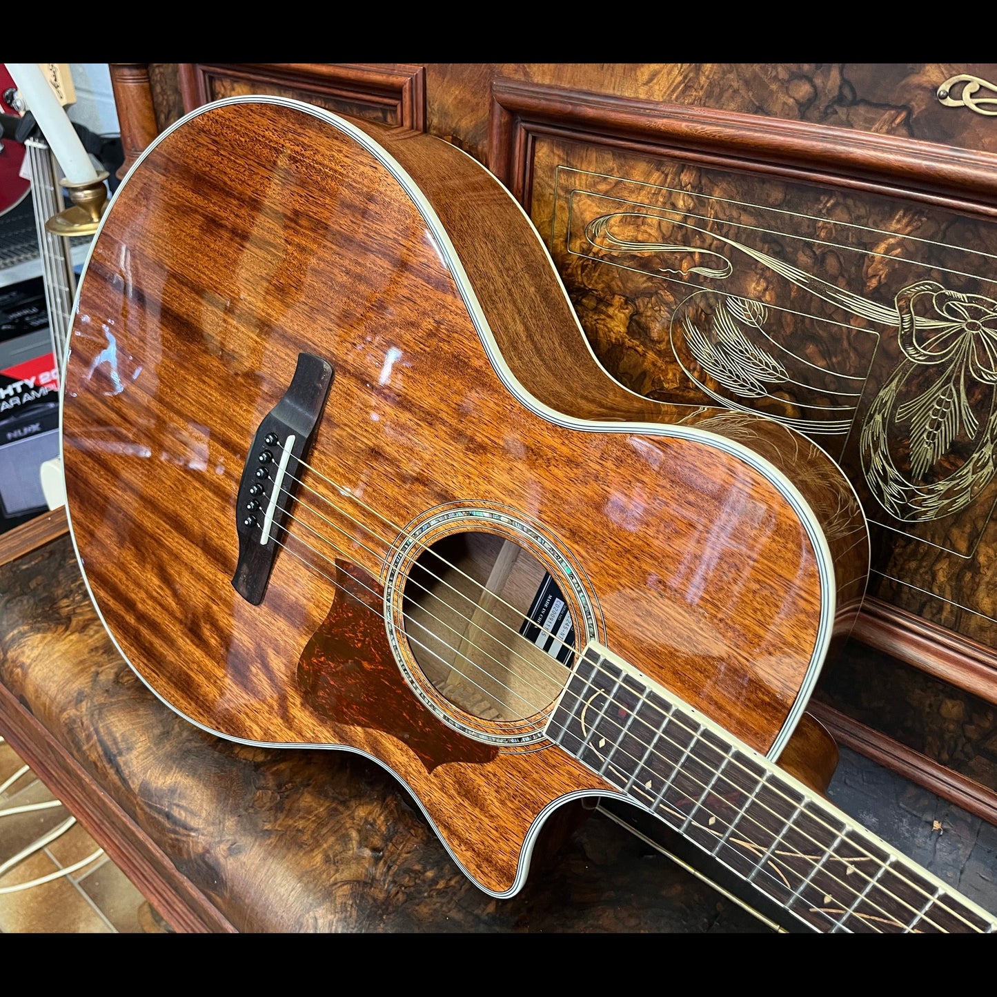 Ibanez AE245-NT Acoustic-Electric Guitar with Solid Okoume Top USED Ibanez Acoustic Guitars