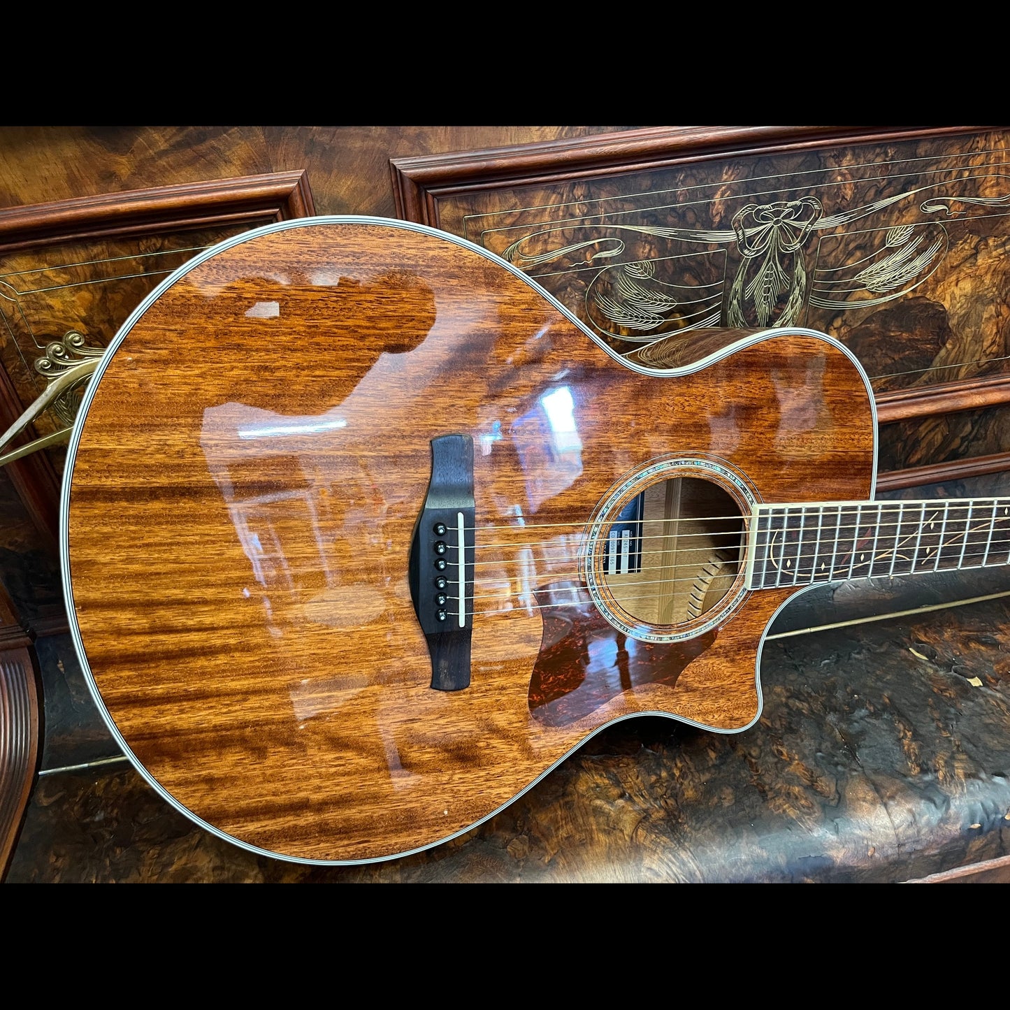 Ibanez AE245-NT Acoustic-Electric Guitar with Solid Okoume Top USED Ibanez Acoustic Guitars