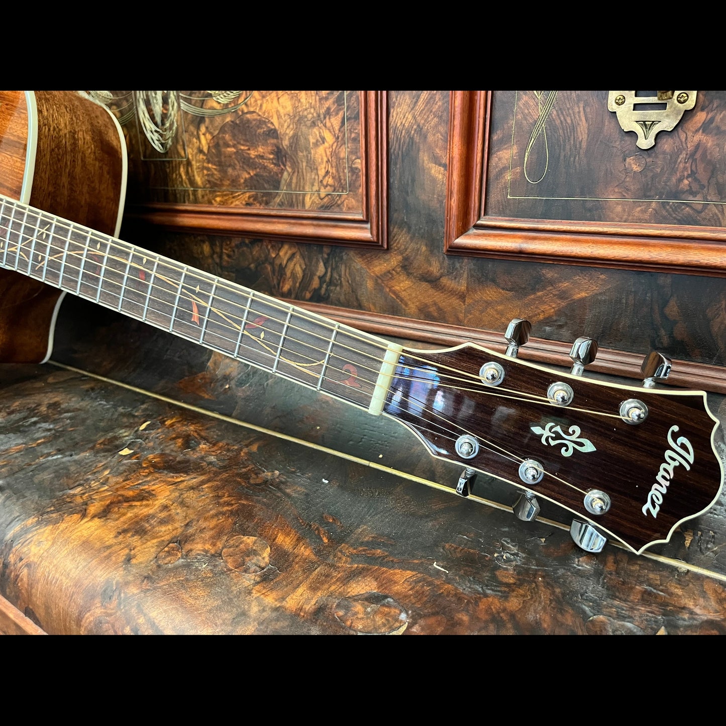 Ibanez AE245-NT Acoustic-Electric Guitar with Solid Okoume Top USED Ibanez Acoustic Guitars