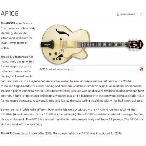 Semi-Hollow Guitars Ibanez GIG Guitars