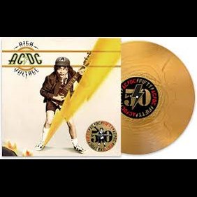 High Voltage 50th Anniversary Gold Vinyl, Reissue, Remastered, Special Edition, 180g ACDC