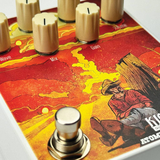 Kink Atomic Spaghetti Overdrive Tremolo pedal based on the Zen Drive Kink Effects Pedals