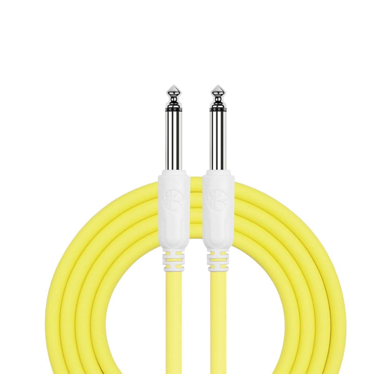 Kirlin KIC241YE Entry 24 Instrument Cable Lemon Yellow - 10FT Kirlin Cables & Leads