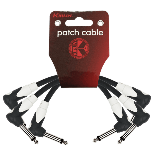 Kirlin KLG3203-3 Patch Cable 3 Inch Moulded Plugs 3-Pack Kirlin Cables & Leads
