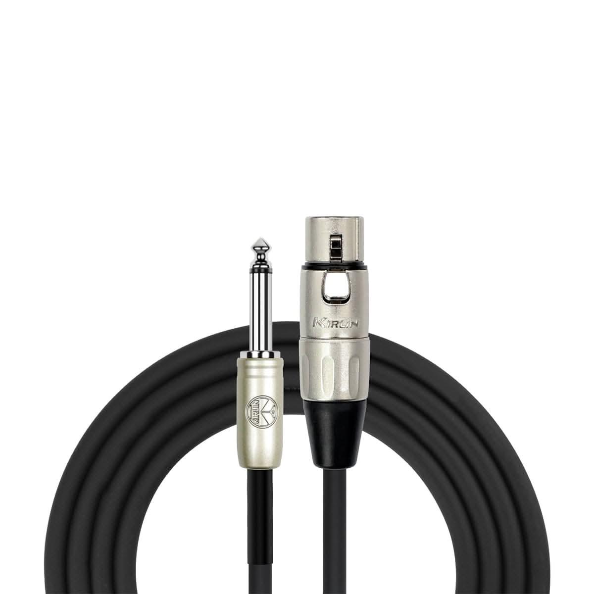 Kirlin KMP482PR Fem XLR to 1/4" Jack Microphone Cable 3Ft Kirlin Microphone Cable