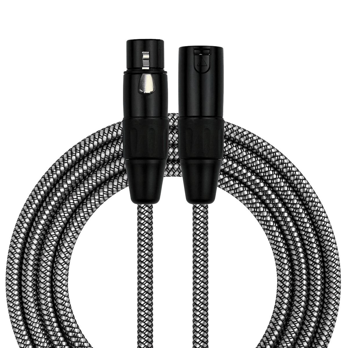 Kirlin Entry Woven Black 10ft XLR - XLR Cable Kirlin PA & DJ