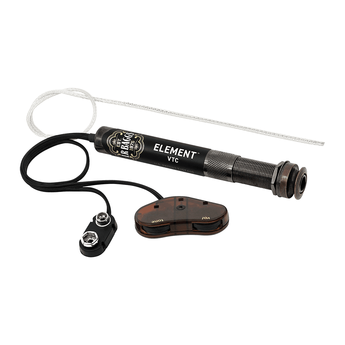 LR Baggs EAS-VTC Element Active Pickup System with Volume & Tone Control LR Baggs Acoustic Guitar Pickup