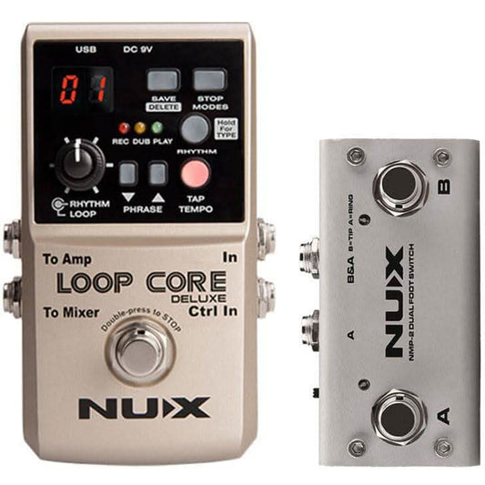 NU-X Core Stompbox Series Loop Core Deluxe Bundle NU-X Products Effects Pedals